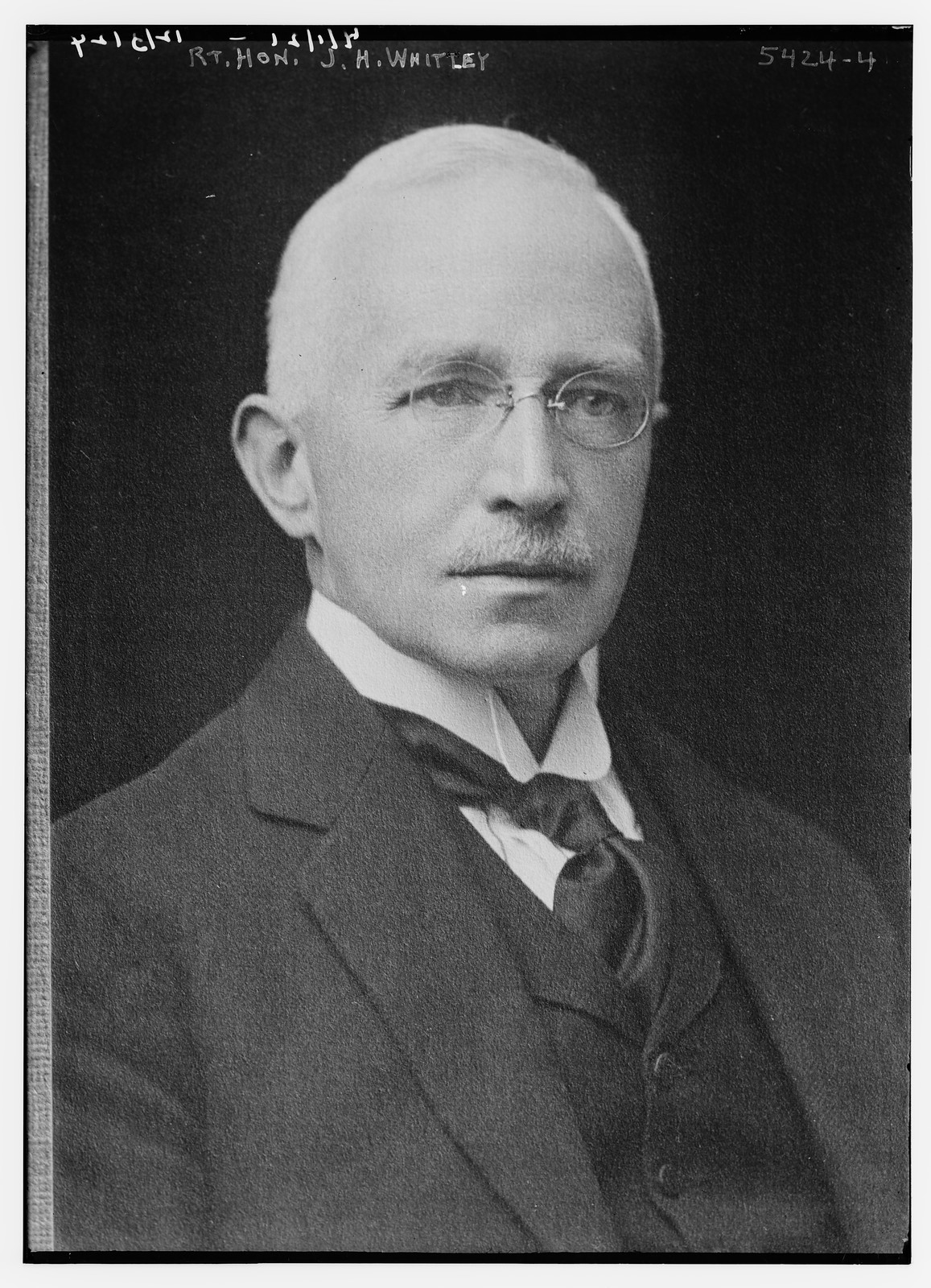 Rt. Hon J.H. Whitley, n/a — historic photograph