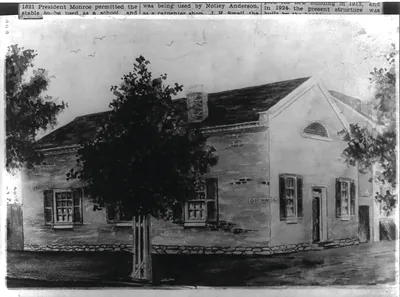 Jefferson's former stable in Wash., D.C., 14th & G Sts.