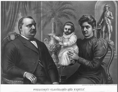 President Cleveland and family
