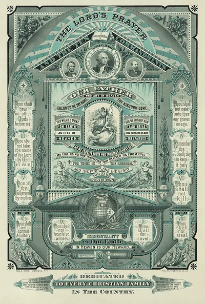 The Lord's Prayer and the Ten Commandments