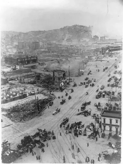 Bay St. and Telegraph Hill