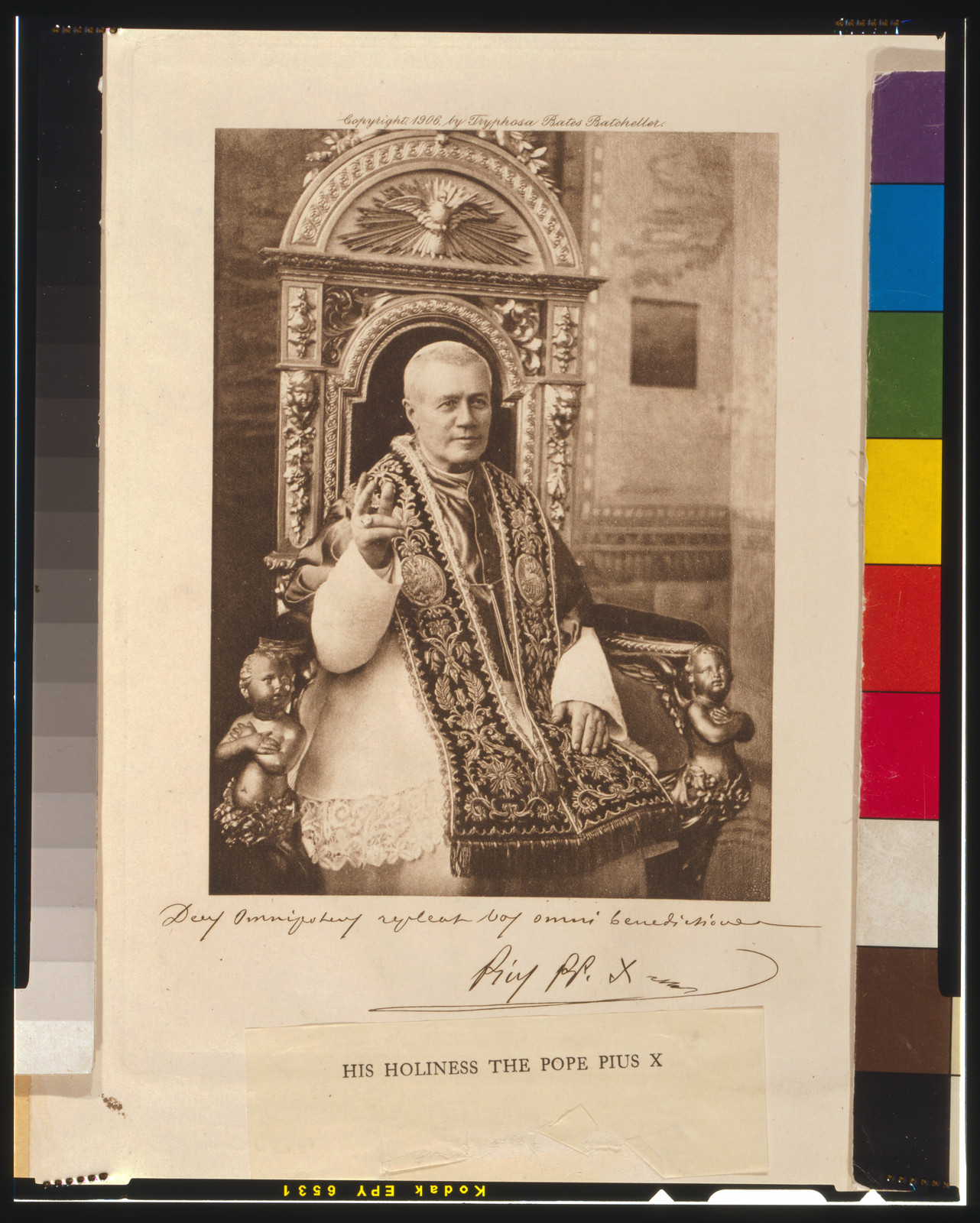His holiness the Pope Pius X, [between 1880 and 1900(?)] — historic print