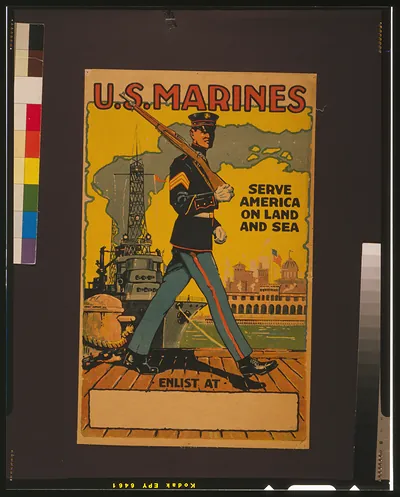 U.S. Marines - serve America on land and sea