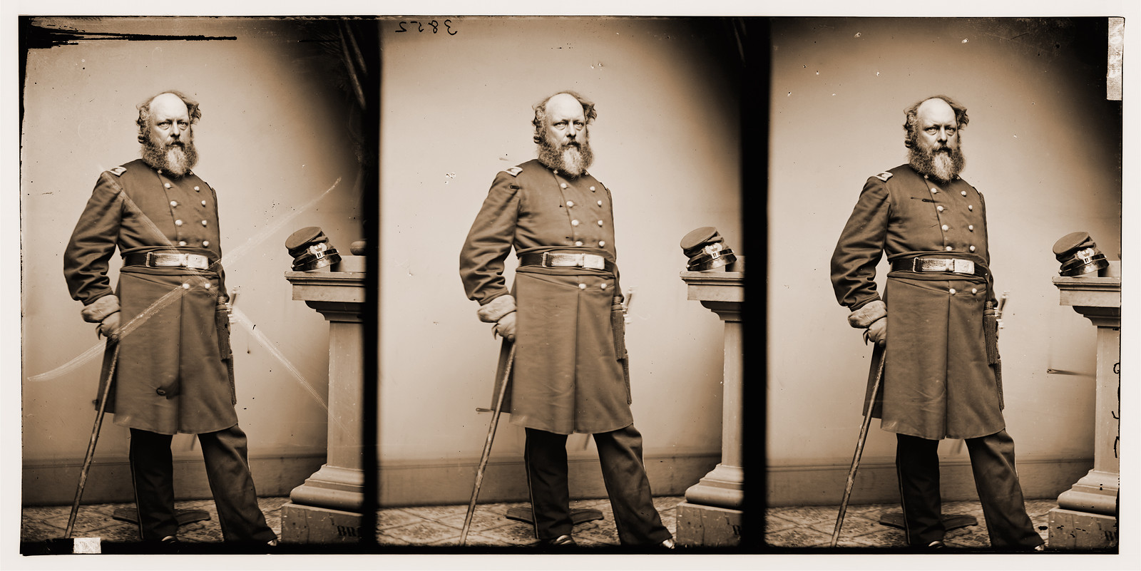 Surg. H.A. Potter 50th N.Y. Engineers, 1860 — historic photograph