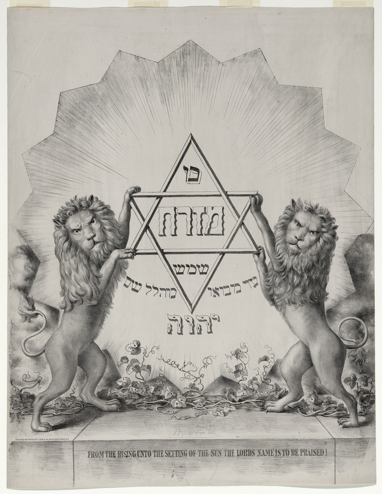 From the rising unto the setting of the sun the Lords name is to be praised — historic image