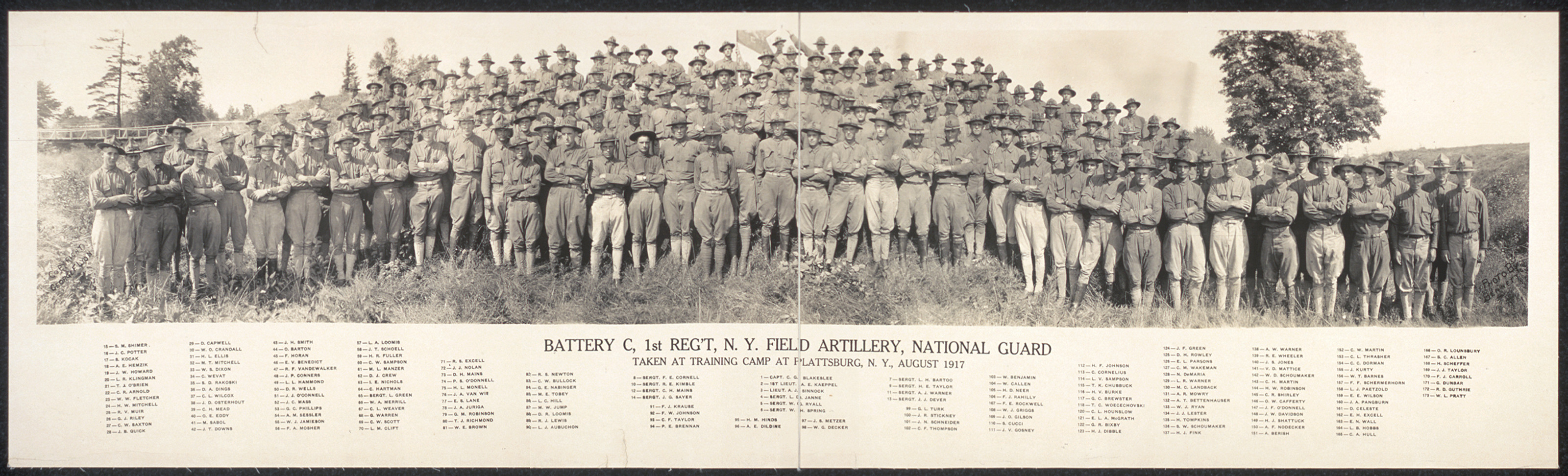 National Guard at Plattsburg, New York, 1917, 1917 — historic image