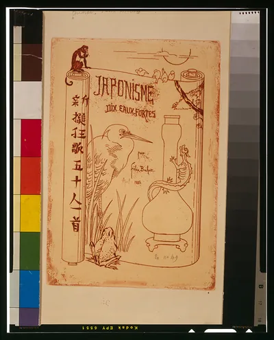 Japonisme: Dix eaux-fortes, title page