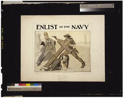 Enlist in the navy / Louis Raemaekers.