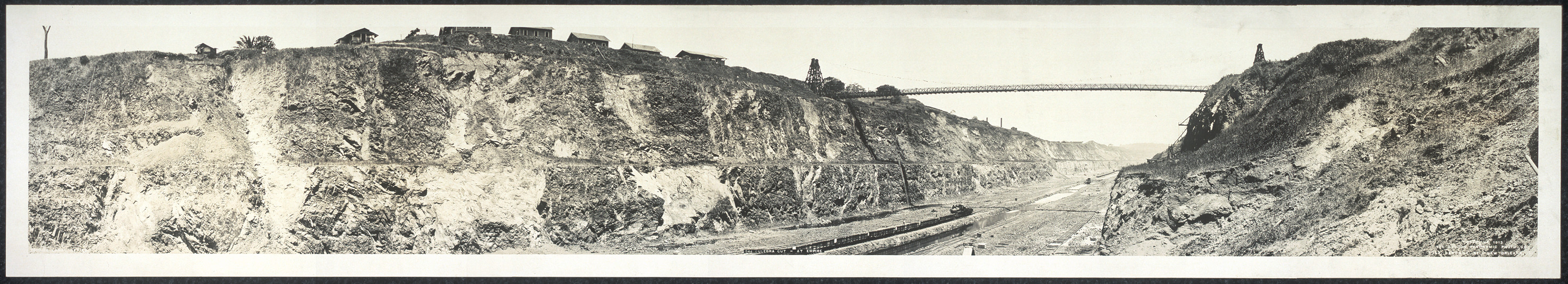 PANAMA 1913 Culebra Cut Empire — historic image