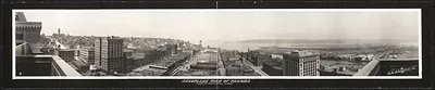 Aeroplane view of Tacoma, Washington, 1913