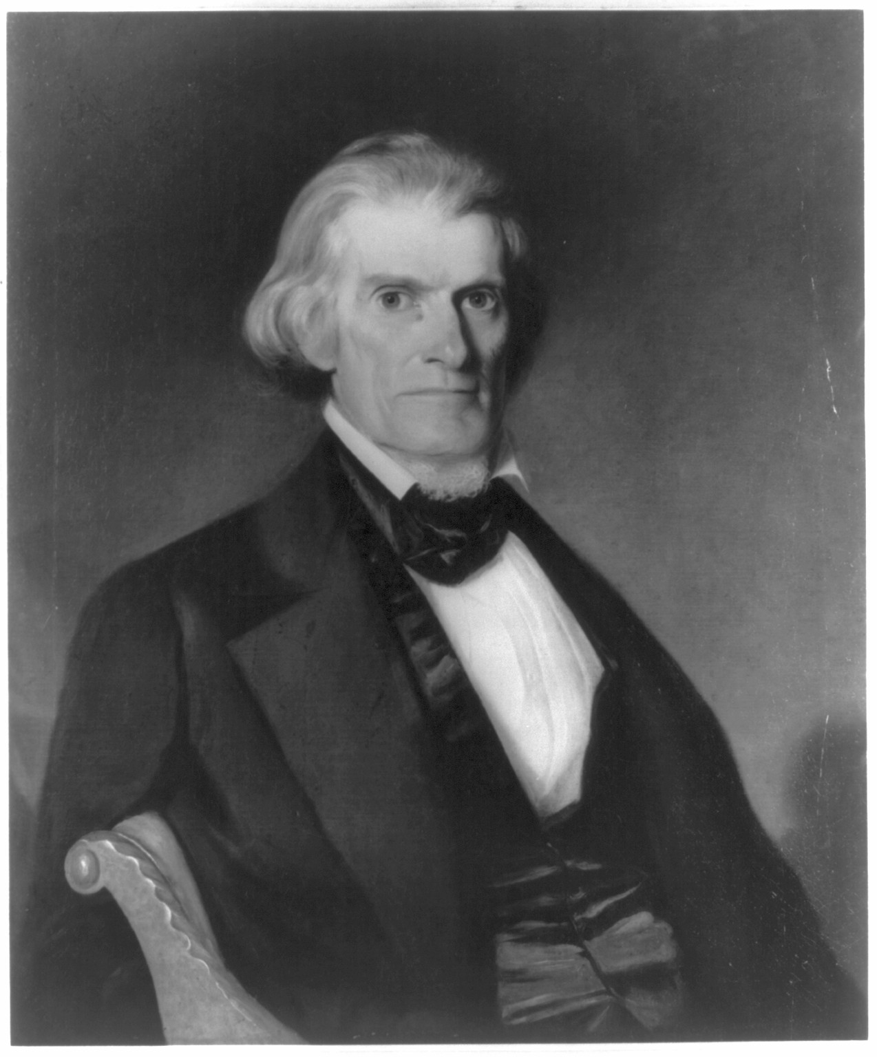 [John Caldwell Calhoun, half-length portrait, seated, facing right] — historic photograph
