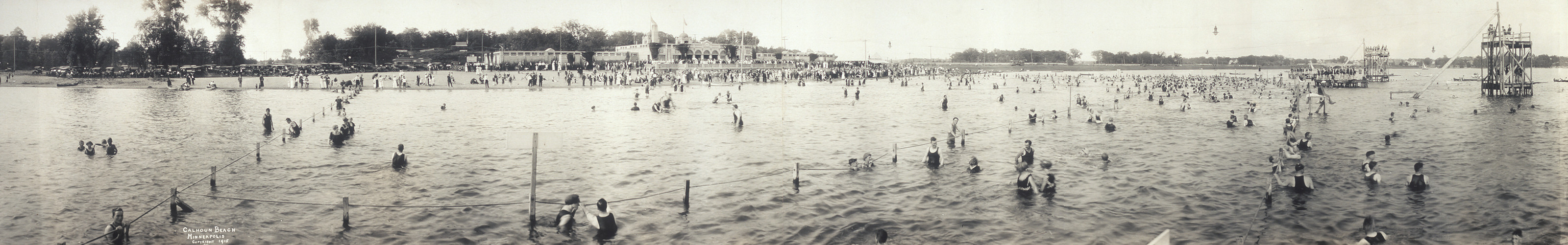 Calhoun Beach Minneapolis, Minnesota, 1915, 1915 — historic image