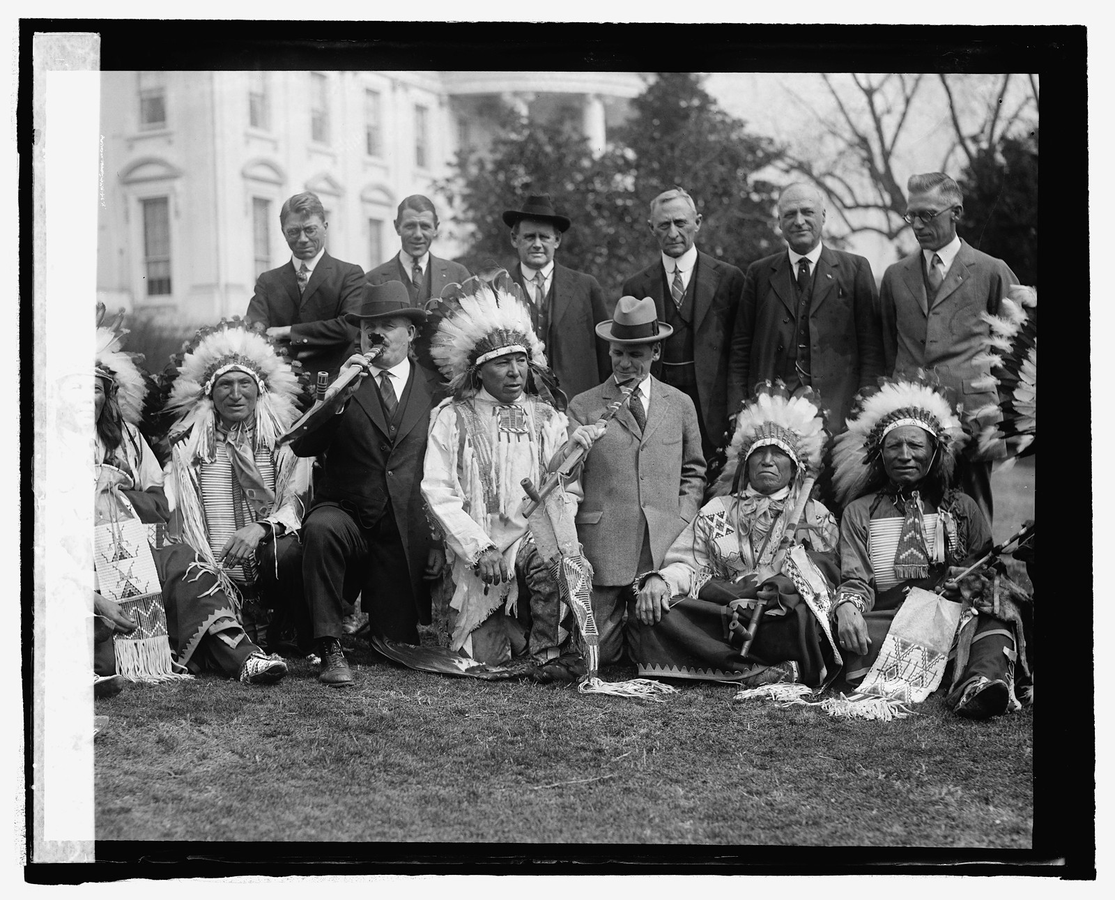 Indian Republican club from Rosebud Reservation, S.D., [3/10/25], [1925 March 10] — historic photograph