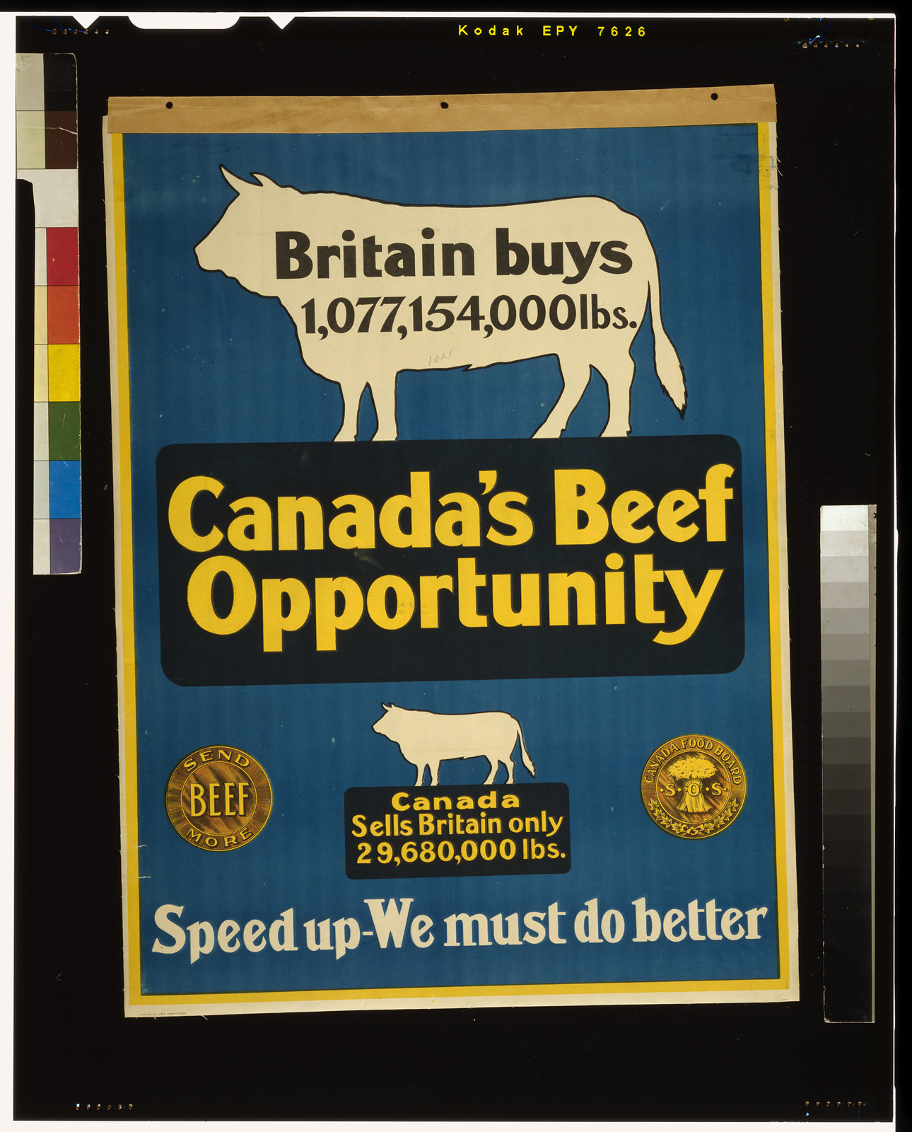 Canadas beef opportunity, 1914 — vintage poster