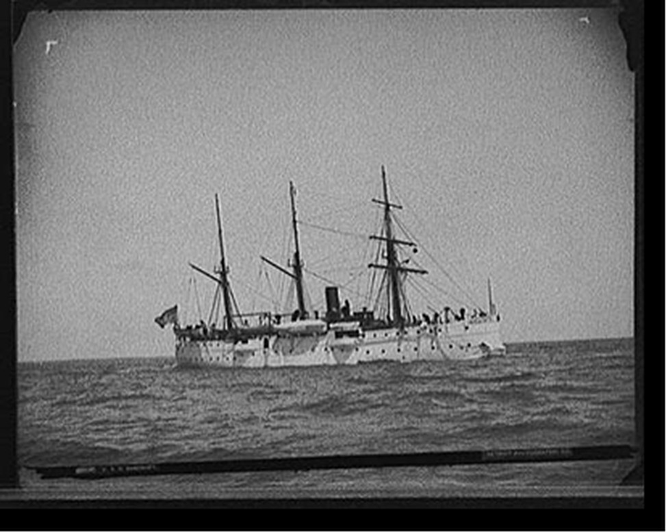 U.S.S. Bancroft, [between 1893 and 1901] — historic photograph