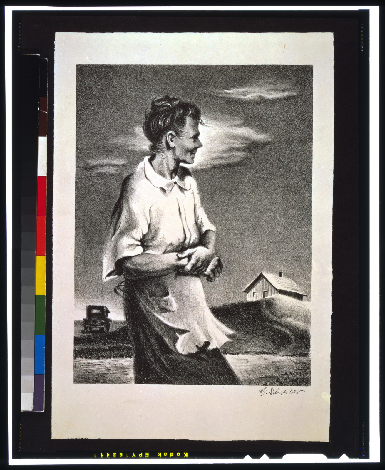 [From Arkansas] / G. Schreiber., [1941] — antique lithograph