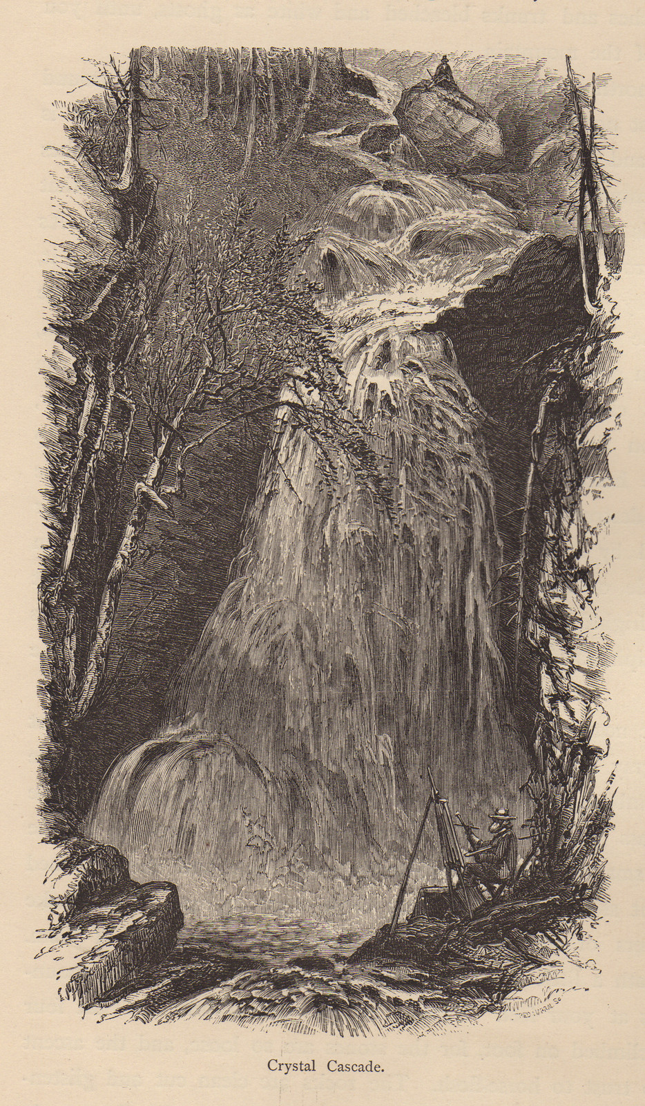 Crystal Cascade — historic image