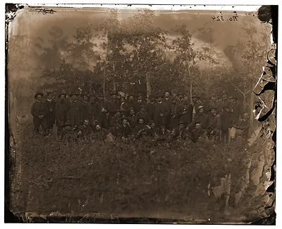 Petersburg Virginia (vicinity). Officers of 50th New York Engineers