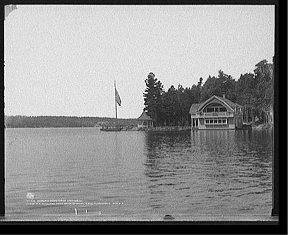 Douglass Point, Upper Saranac, N.Y., [between 1900 and 1910] — historic photograph
