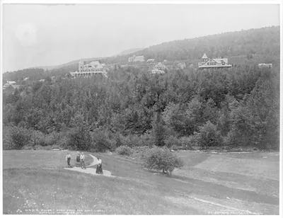 N.Y. - Catskill Mountains - Sunset Park from the golf links