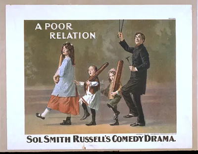 A Poor Relation, Sol Smith Russell's Comedy Drama poster