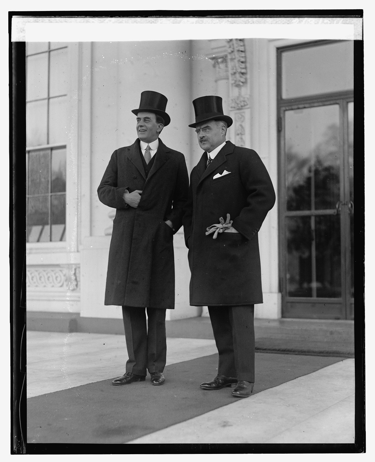 Prince Don Gelasio Caetani and J.B. Wright at W.H., 2/3/25, [19]25 February 3. — historic photograph