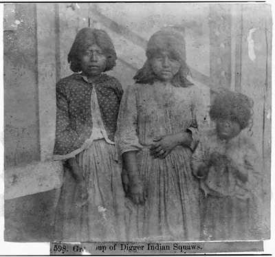 Group of Digger Indian Squaws