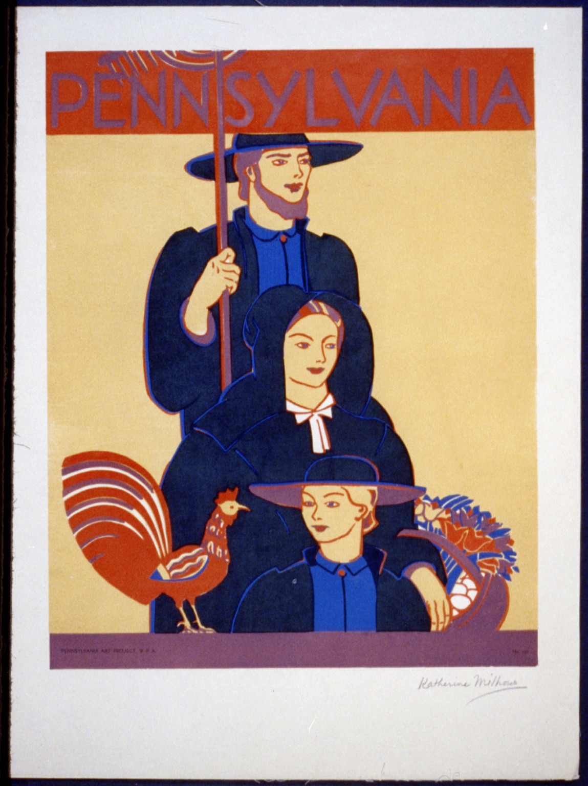 Pennsylvania / Katherine Milhous., 1936 — vintage poster