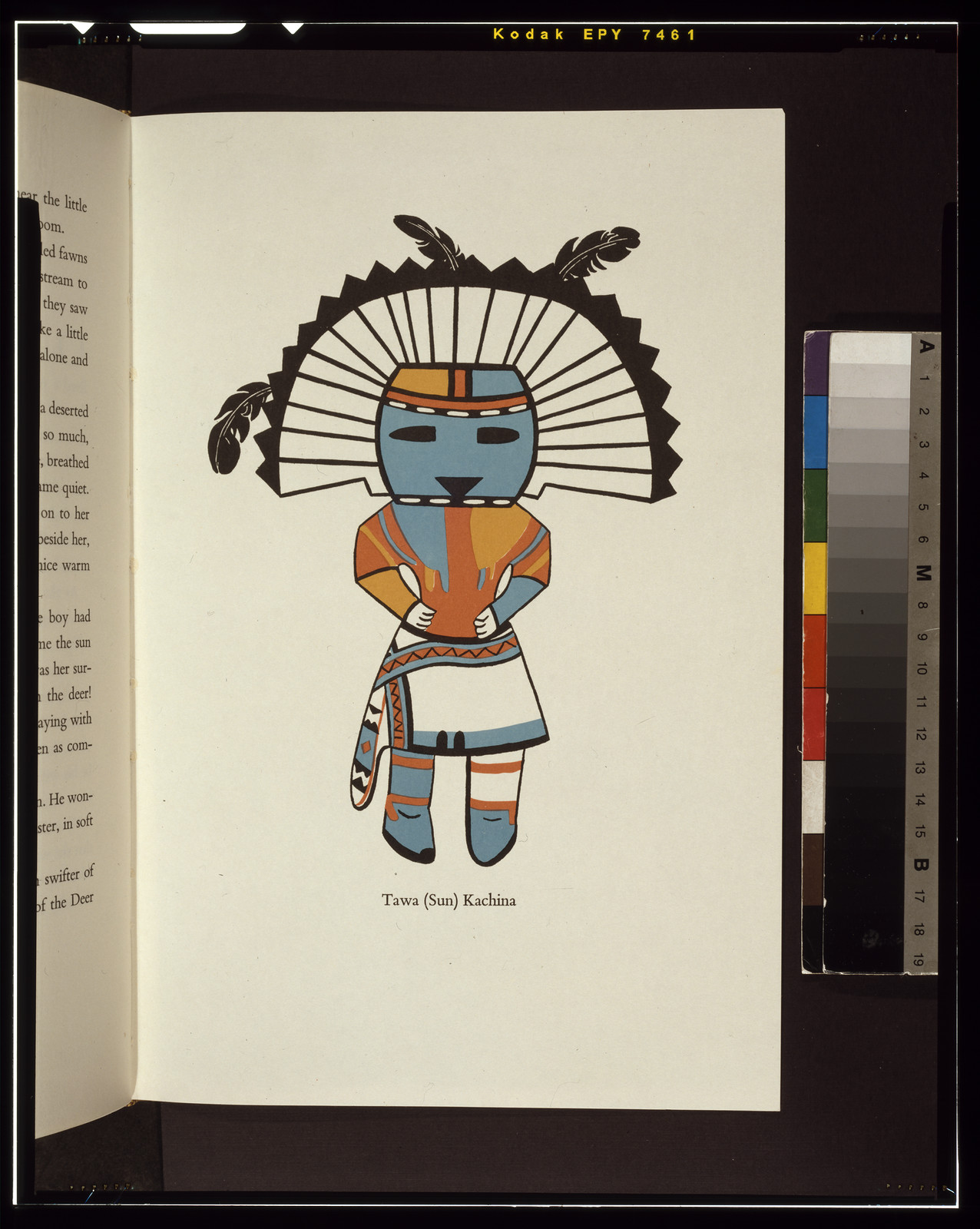 Tawa (Sun) Kachina, [1967] — historic drawing