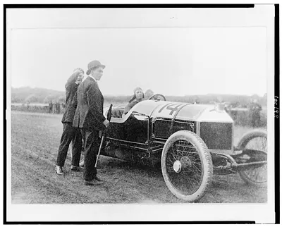 [Racing automobile no. 14 on Benning race track, Washington, D.C., area on Labor Day]