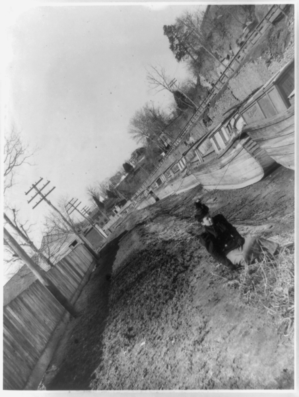 [C & O Canal at Georgetown], [ca. 1900] — historic photograph