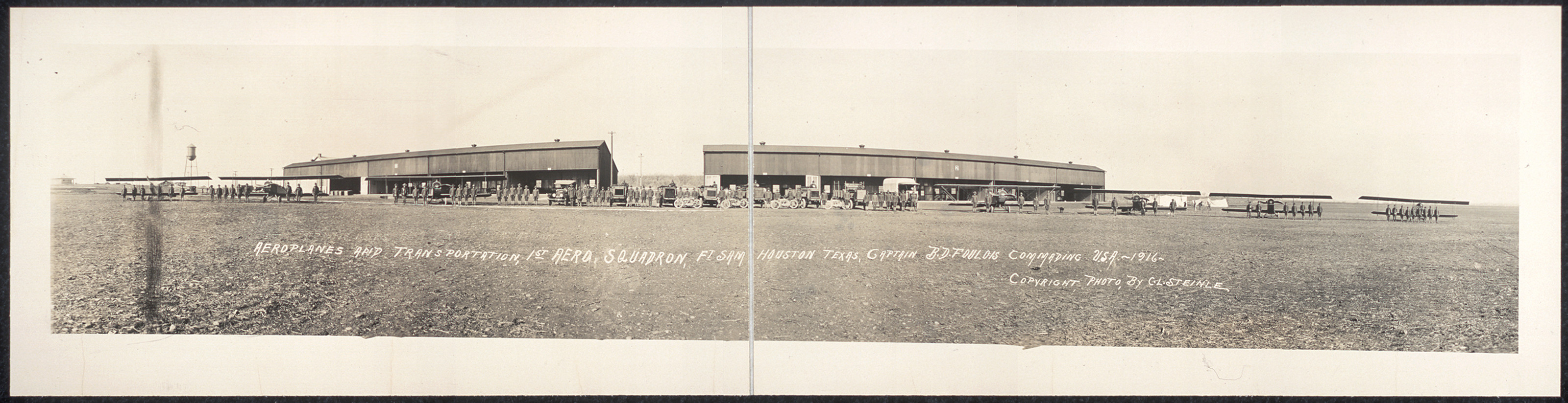 1st Aero Squadron, Ft. Sam Houston, Texas, 1916, 1916 — historic image