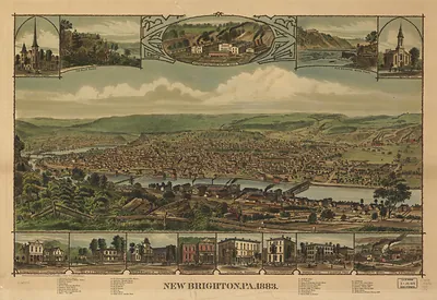 New Brighton, Pennsylvania, 1883