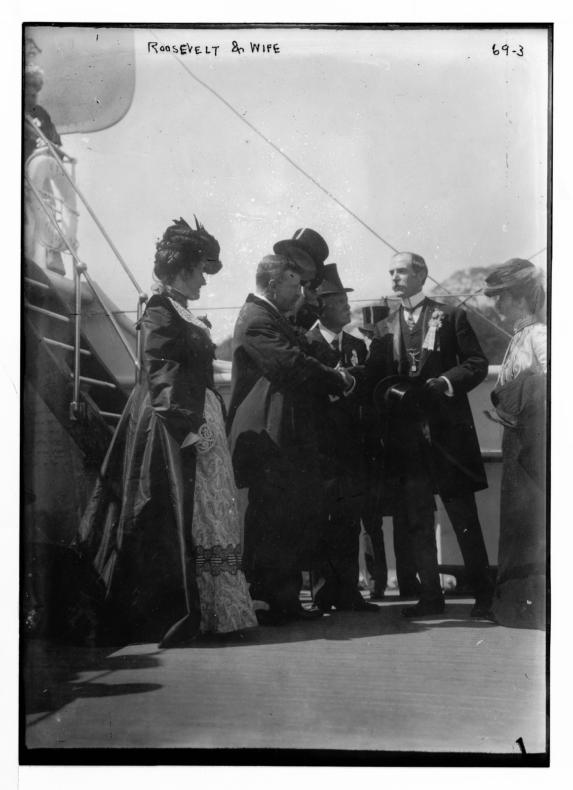 Mr. and Mrs. Theo. Roosevelt, n/a — historic photograph