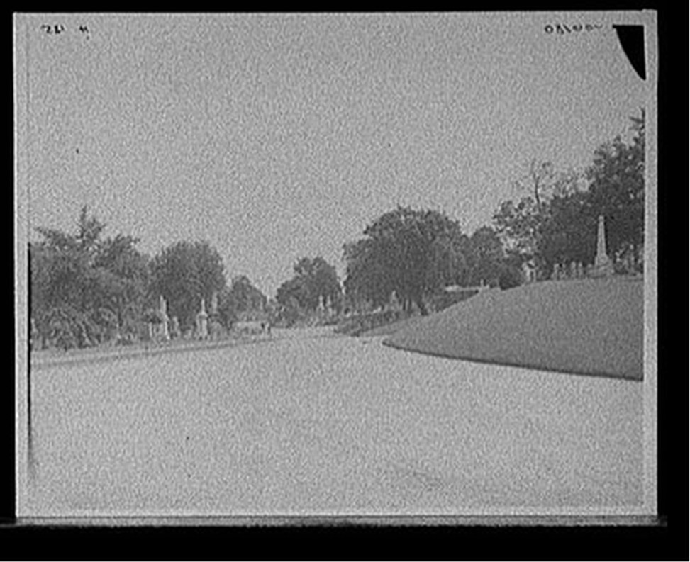 [Bethel Avenue, Greenwood Cemetery, Brooklyn, N.Y.], [between 1905 and 1920] — historic photograph