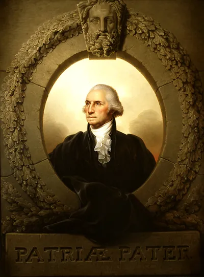 George Washington, Head-And-Shoulders Portrait, Facing Slightly Left