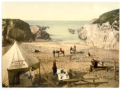 Barricane Shell Beach Morthoe England