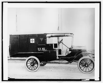 [American Red Cross ambulance]