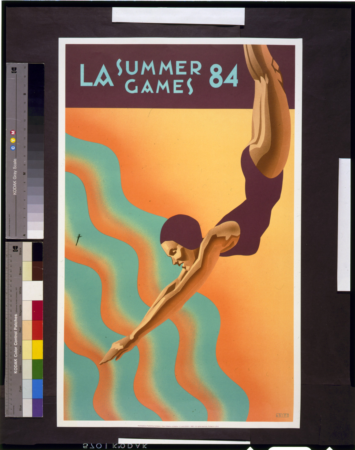 L.A. summer games 84 / Laura Smith., New Orleans, Louisiana : ProCreations Publishing Company, c1983. — vintage poster