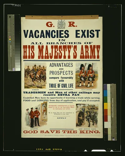 His Majesty's Army ... vacancies exist
