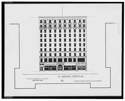 [Colonial Theatre, Boylston St. near Tremont St., opposite the Common, Boston, Massachusetts] / AFD 1921.