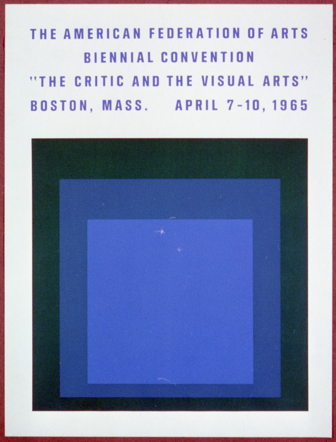 The American Federation of Arts Biennial Convention, Boston 1965 — historic image