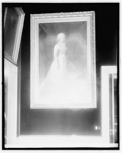 Painting of Martha Washington, White House, [Washington, D.C.]
