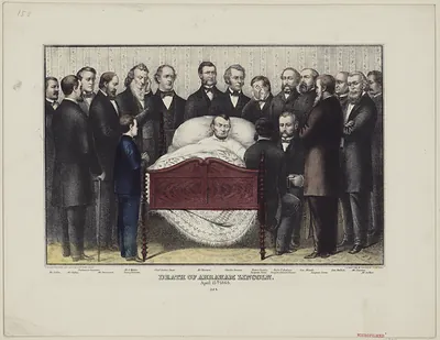 Death Of Abraham Lincoln, April 15th 1865