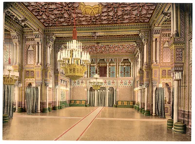 Banqueting Hall in Wilhelmina Cannstatt (i.e. Bad Cannstatt) Wurtemburg Germany