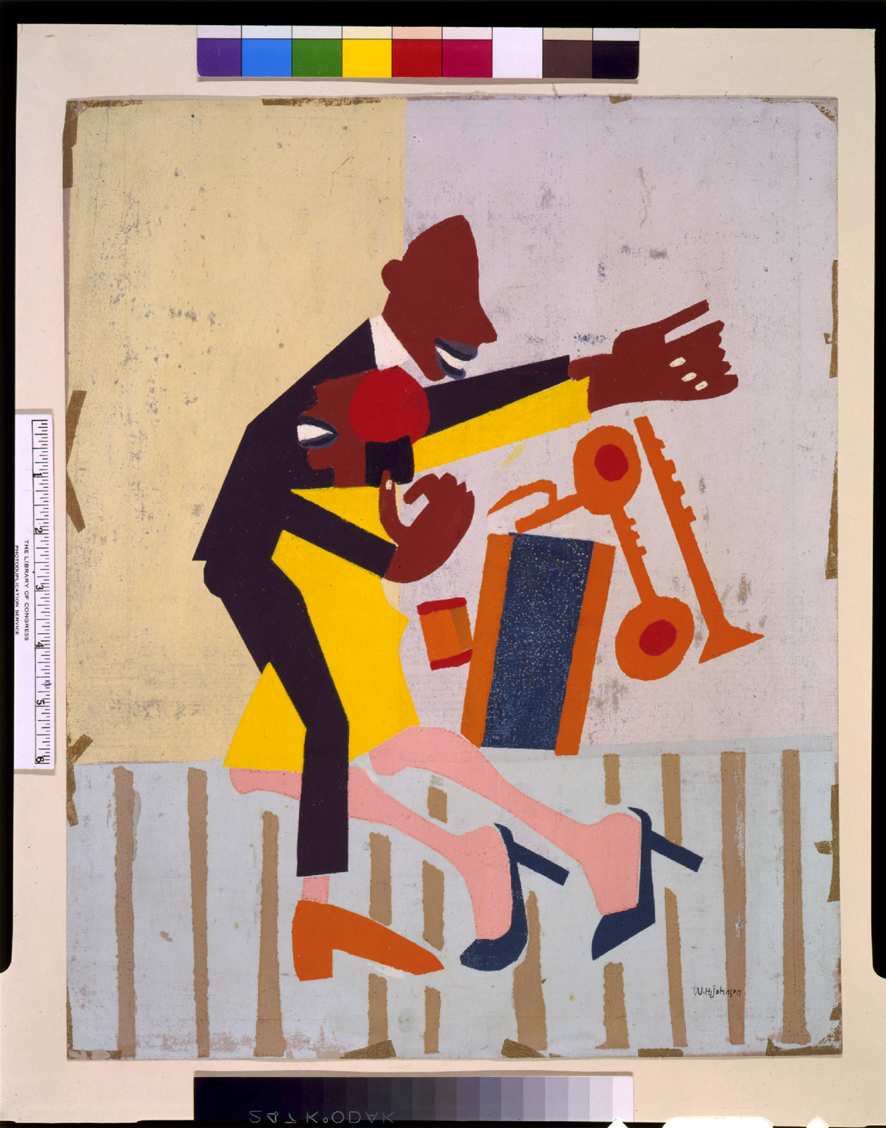 Jitterbugs II / W.H. Johnson., [1939 or 1940] — historic print