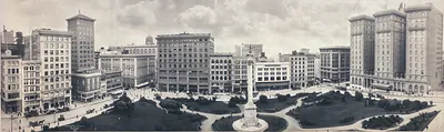 San Francisco Union Square, California, 1910