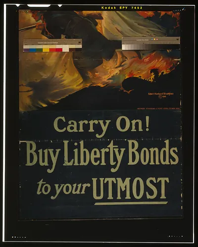 Carry on! Buy Liberty Bonds to your utmost / Edwin Howland Blashfield.