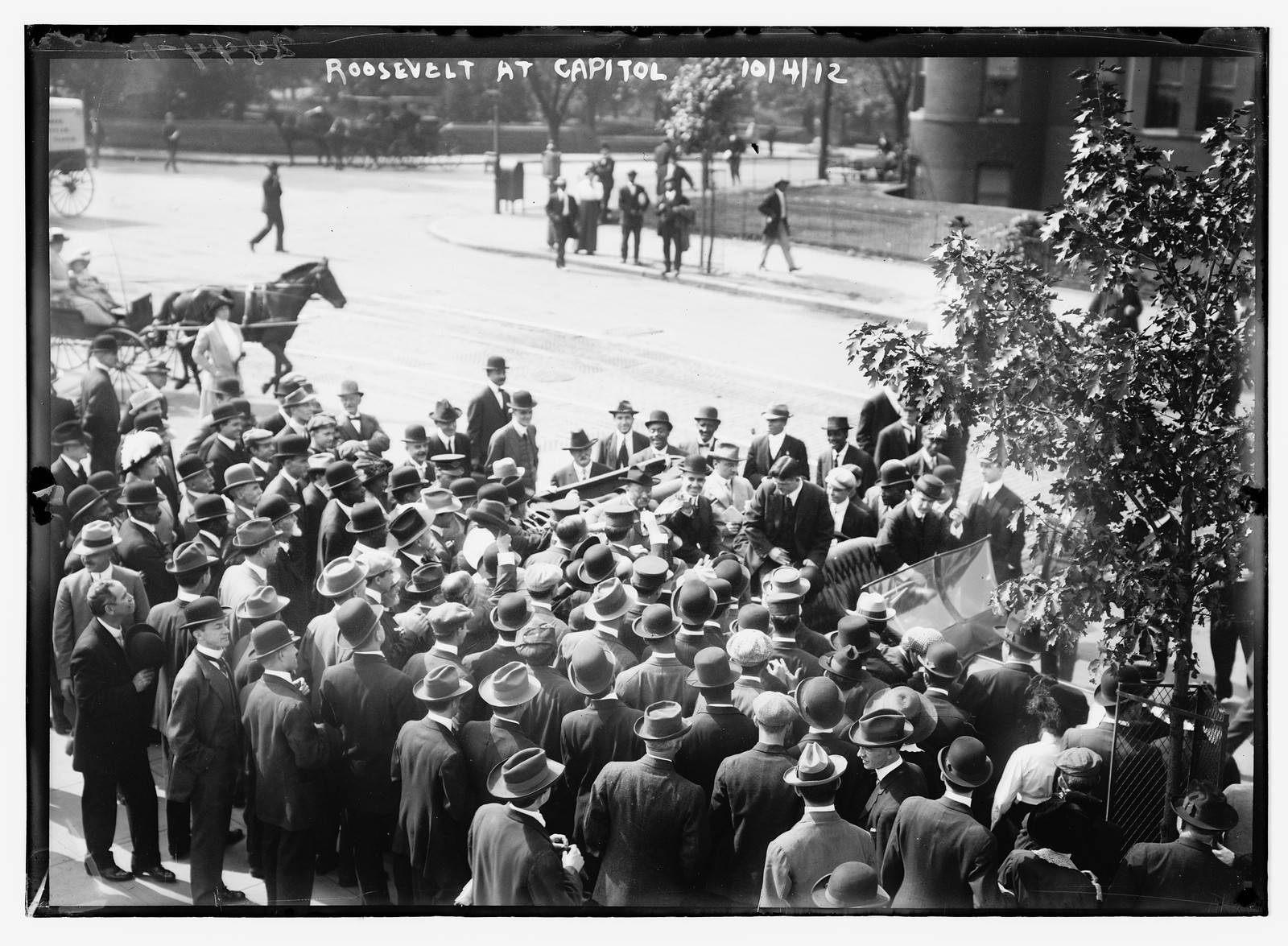 Roosevelt at Capitol, n/a — historic photograph