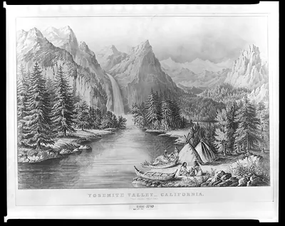 Yosemite Valley, California: The Bridal Veil Fall